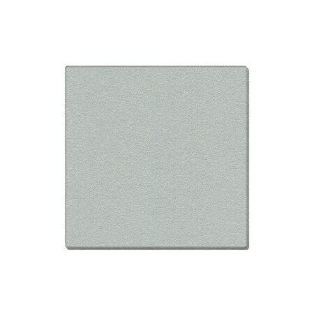 Ghent Bulletin Board, Vinyl, 4 ft H x 4 ft W, Silver 12UV44-W193